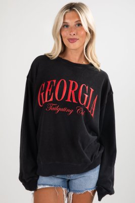 Black Georgia Tailgating Club Sweatshirt