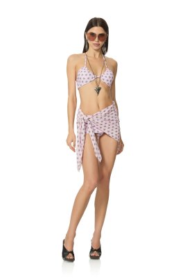 Cassis Bikini Top - Crocus Foulard