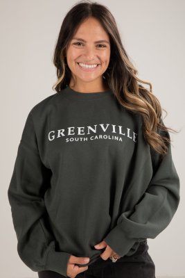Dark Green Greenville South Carolina Sweatshirt
