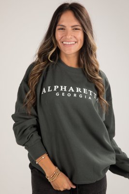 Hunter Green Alpharetta Georgia Sweatshirt