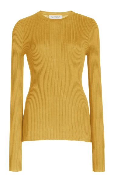 Browning Knit Sweater in Golden Birch Cashmere Silk